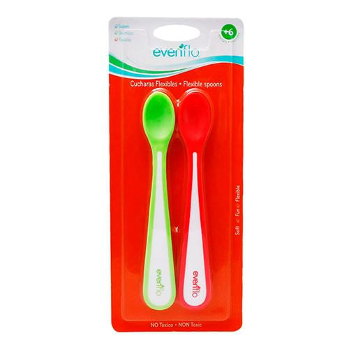 Cucharas Evenflo Flexibles Con 2