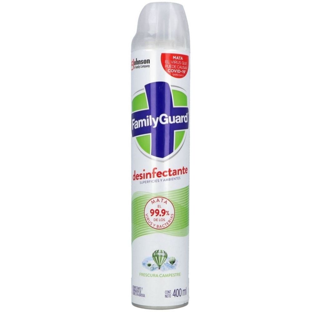 DESINFECTANTE EN AEROSOL FAMILY GUARD FRESCURA CAMPRESTRE 400 ML