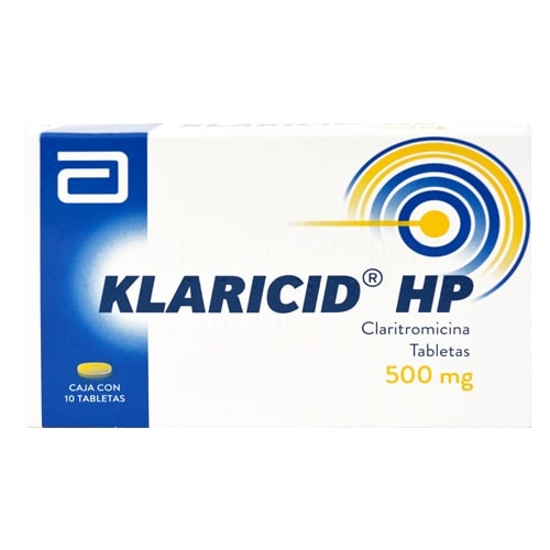 KLARICID-HP 500 MG TABLETAS 10