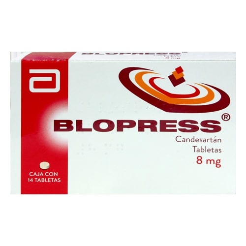 Blopress 8 Mg Con 8Tabletas 