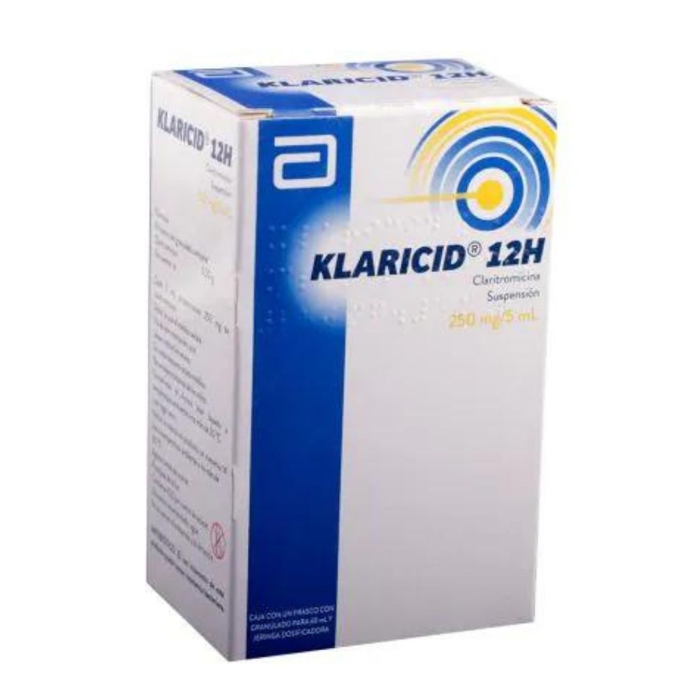 KLARICID PEDIATRICO 250 MG SUSPENSION ENSION 60 ML