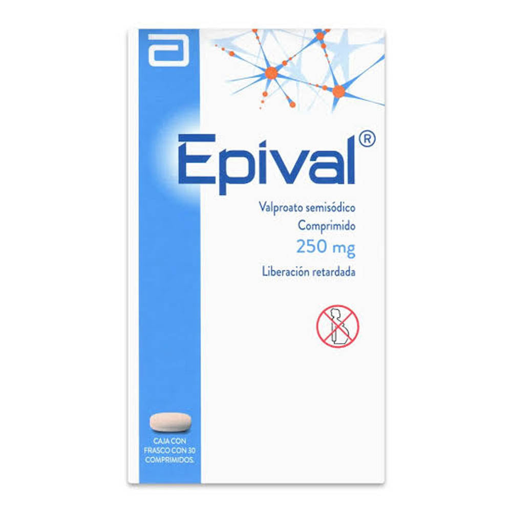 EPIVAL 250 MG COMPRIMIDOS 30