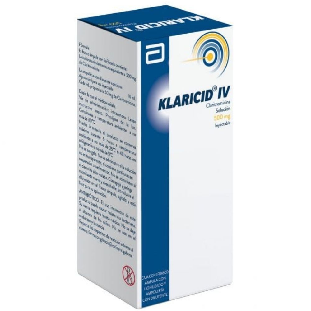 KLARICID I.V. 500 MG FA