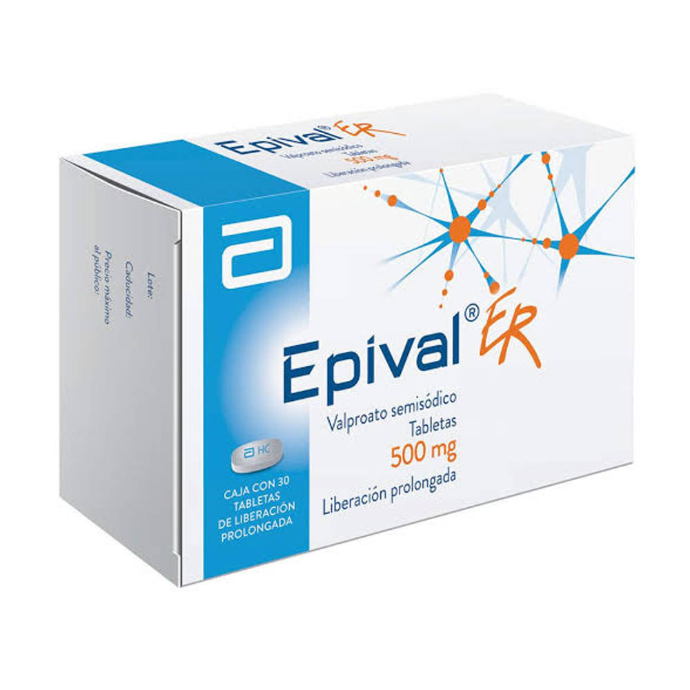 Epival Er 500 Miligramos Tabletas 30