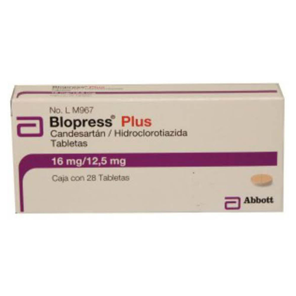 BLOPRESS PLUS 16/12.5 MG TABLETAS 28