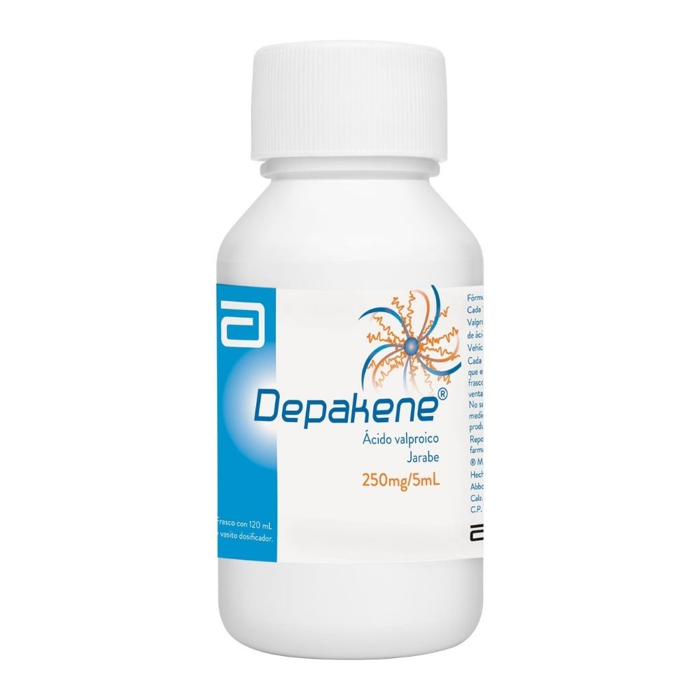 DEPAKENE 250 MG/5 ML JARABE 120 MLVASO