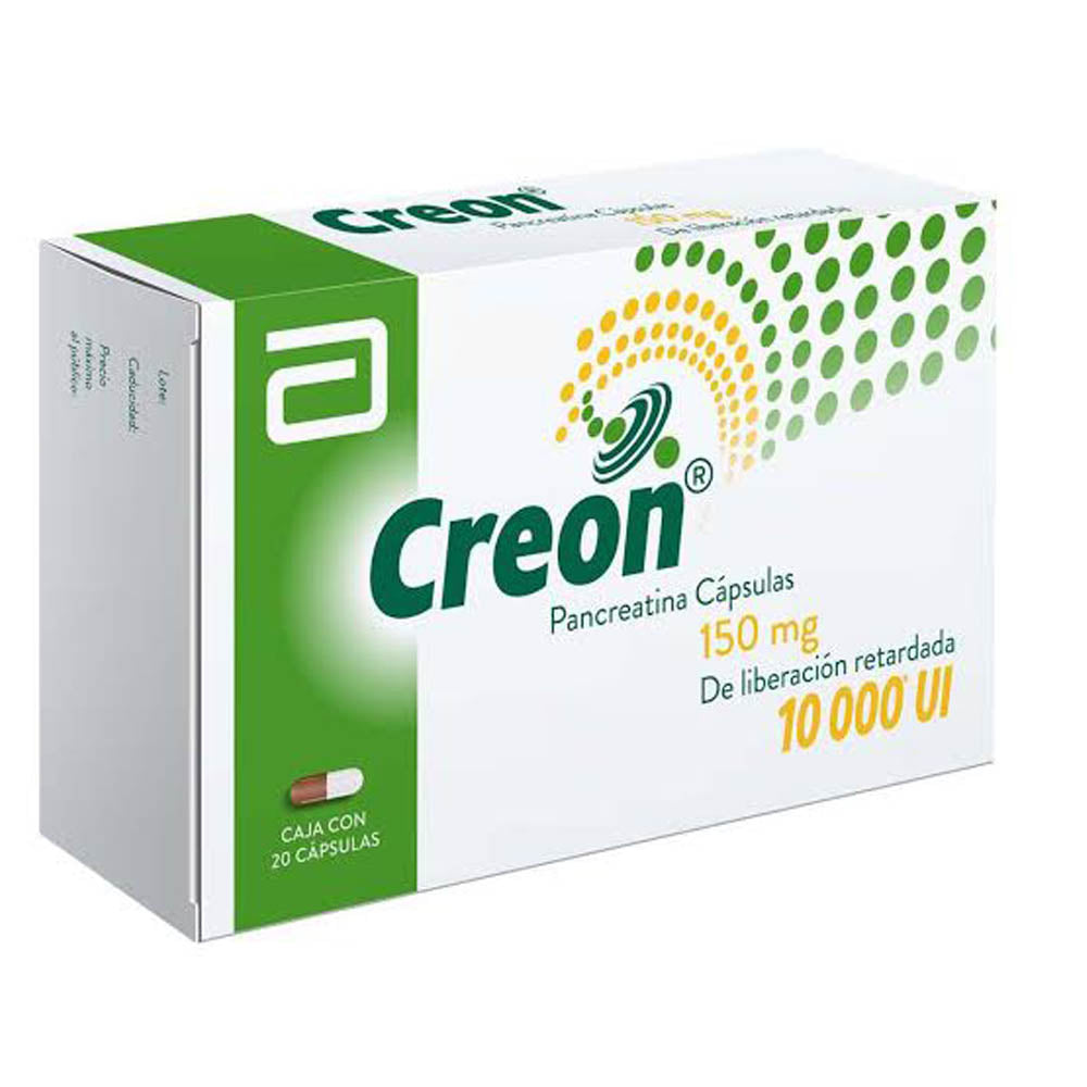 Creon 150 Mg Con 20 Capsulas 10000 Ui