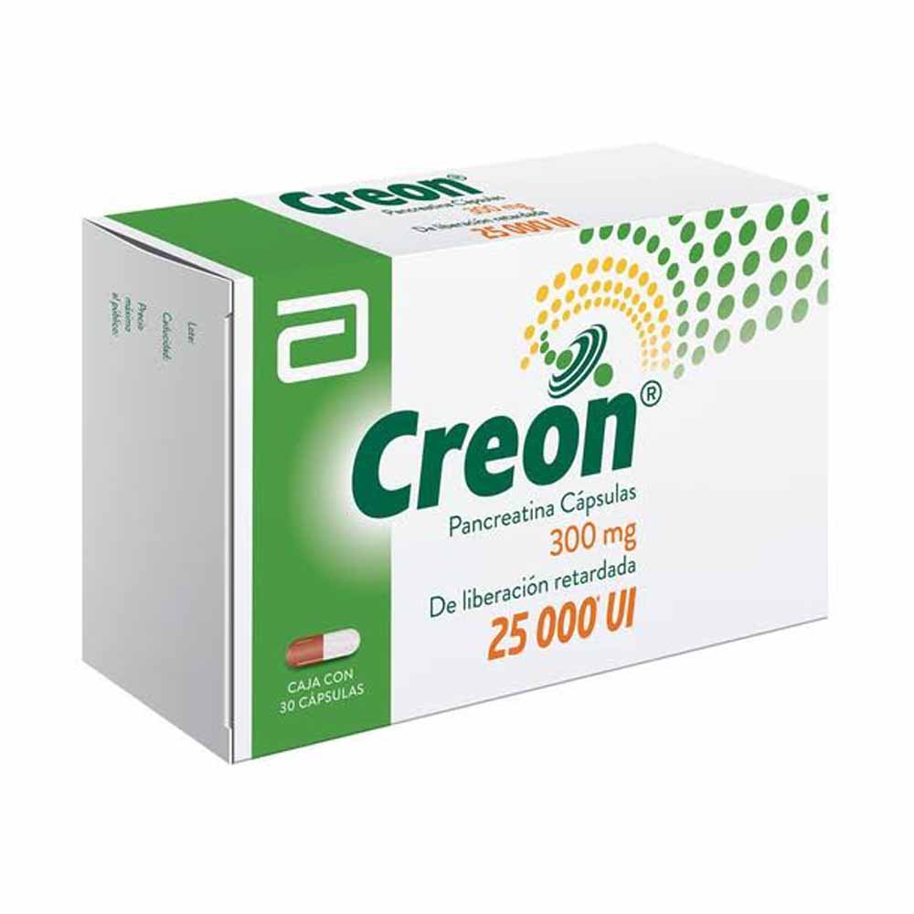 Creon 300 Mg 25000 U Con 30 Capsulas