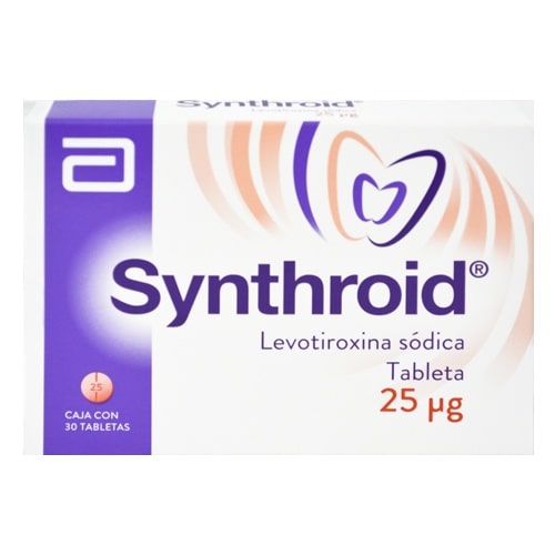 SYNTHROID 25 MCG TABLETAS 30