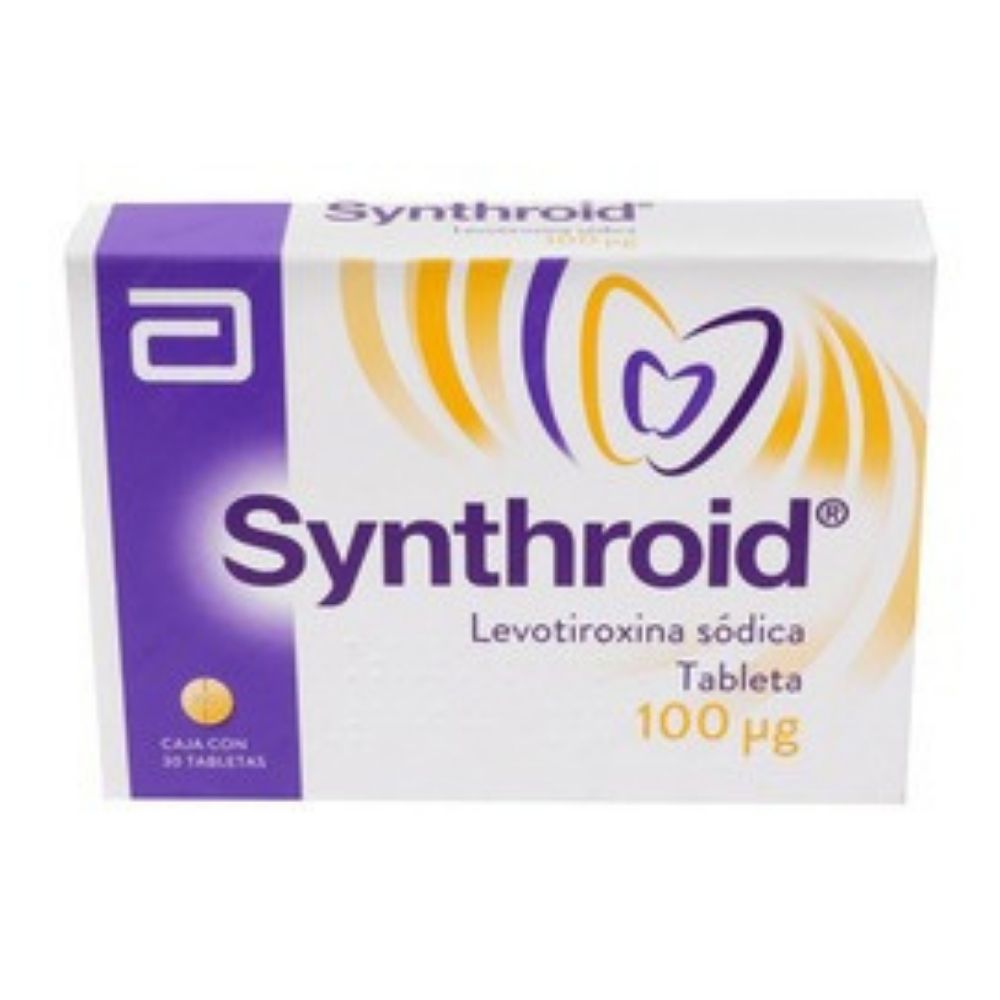 Synthroid 100 Mcg Tabletas Con 30