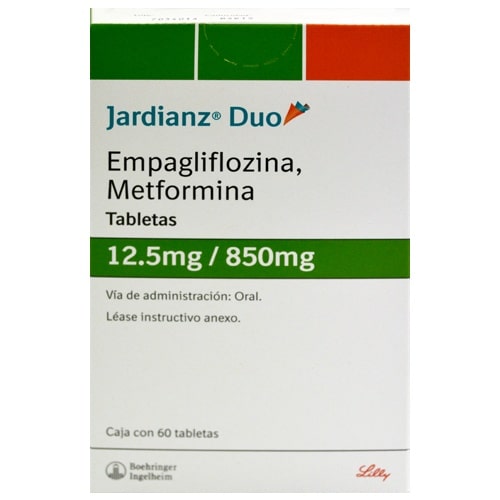 JARDIANZ DUO 12.5 850 MG TABLETAS 60