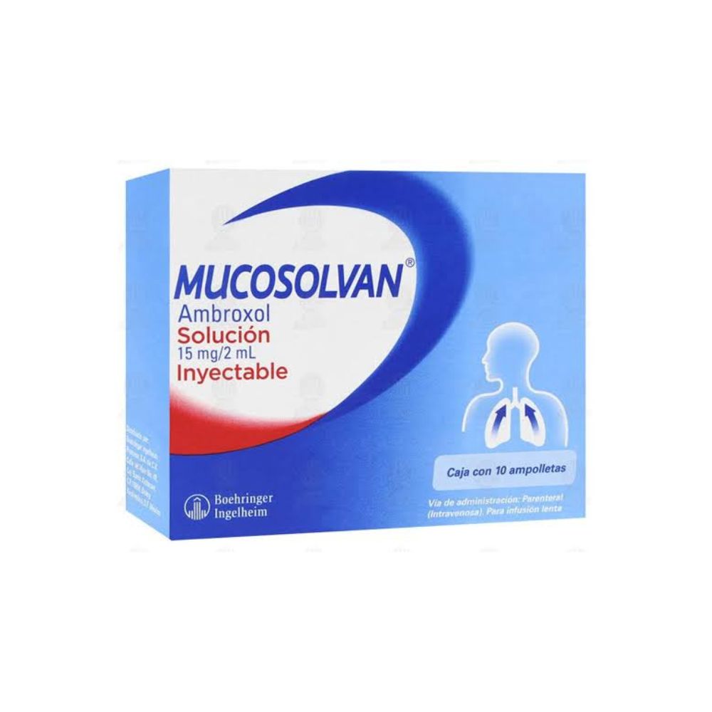 MUCOSOLVAN AMPOLLETAS 10 X 2 ML