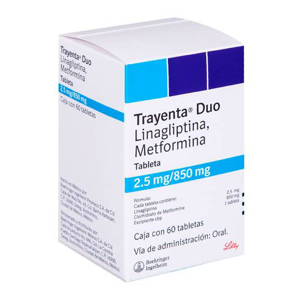 TRAYENTA DUO 2.5 850 MG TABLETAS 60