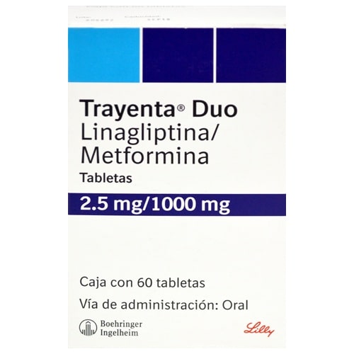 TRAYENTA DUO 2.5 1000 MG TABLETAS 60
