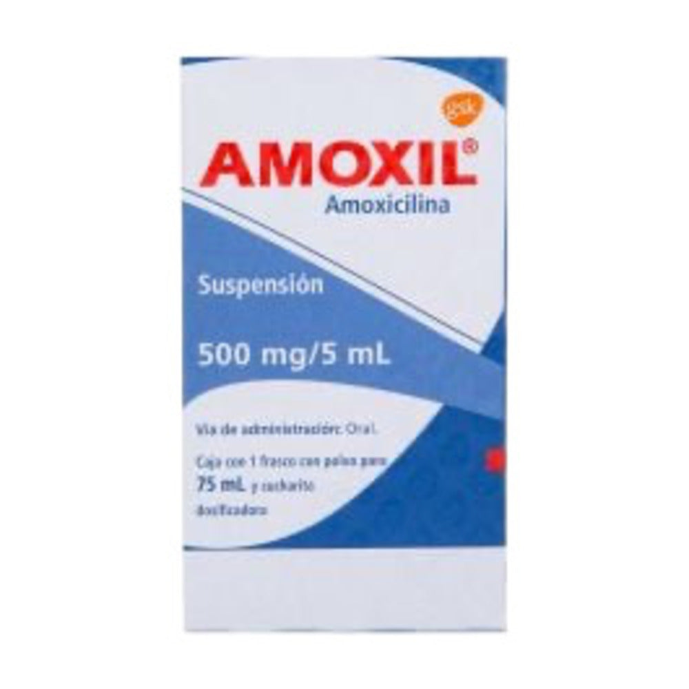 AMOXIL PEDIATRICO 500 MG SUSPENSION ENSION 75 ML
