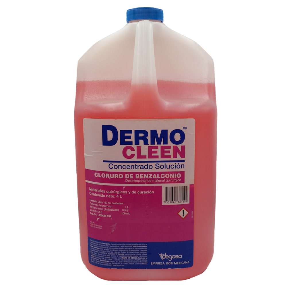 CLORURO DE BENZALCONIO DERMOCLEEN CONCENTRADO 4L