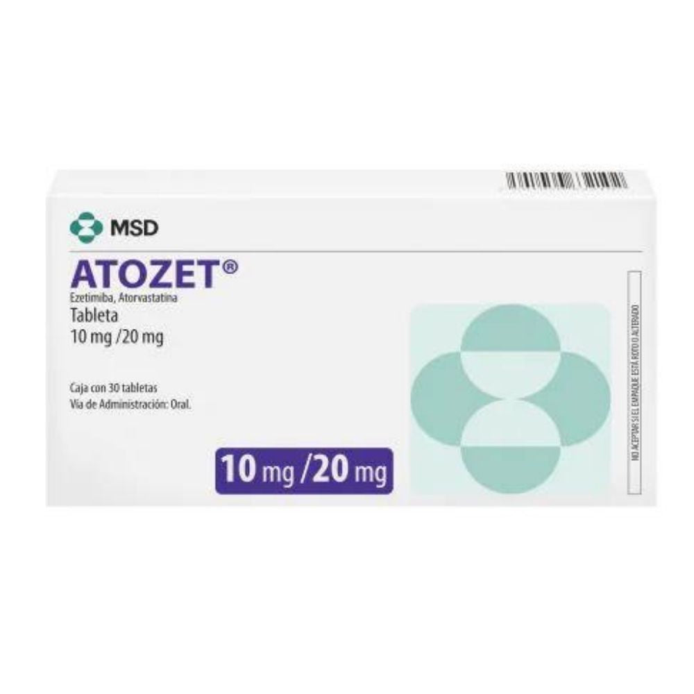 Atozet 10/20 Mg Tabletas Con 30