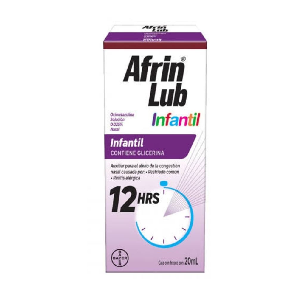 AFRIN LUB INF 25 MG SPRAY 20 ML