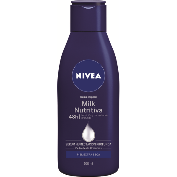 Crema Corporal Nivea Milk N Ex/Seca 100 Ml