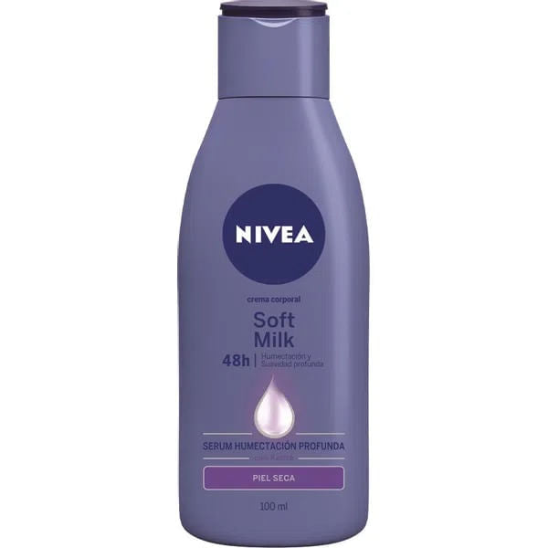 Crema Corporal Nivea Soft Milk Piel Seca 100 Ml