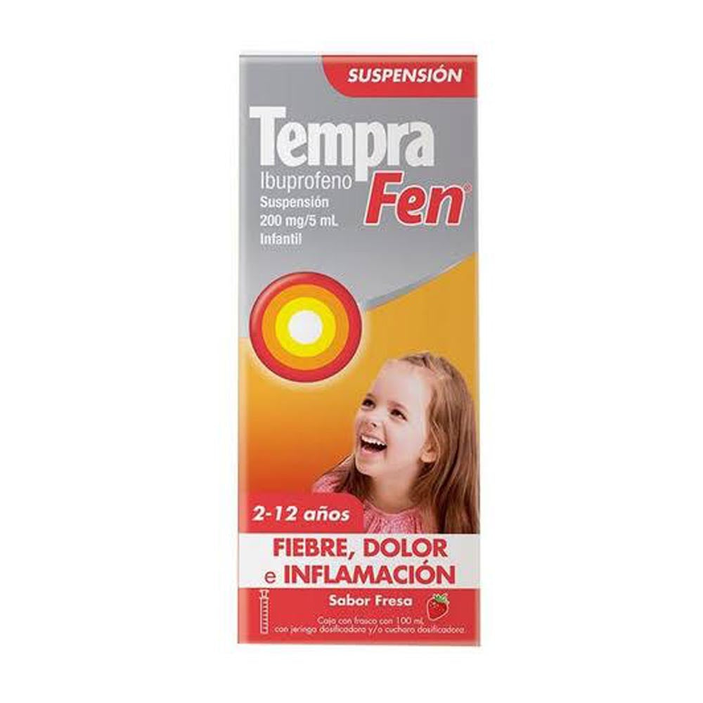 Tempra Fen Suspension Fresa 2 A 12 A¤os 100 Ml
