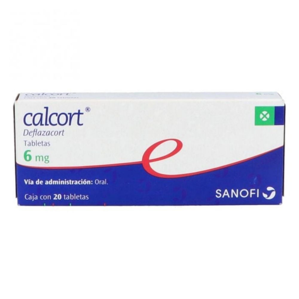 Calcort 6 Mg Tabletas Con 20