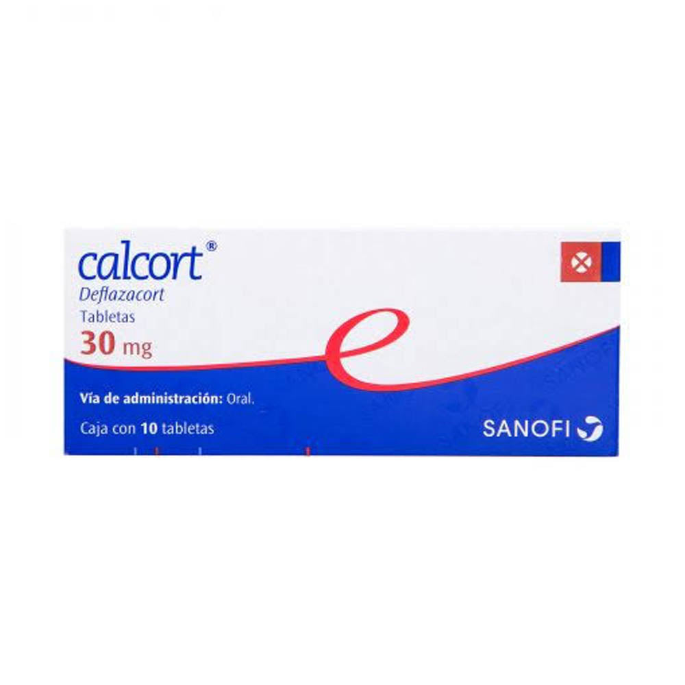 CALCORT 30 MG TABLETAS 10