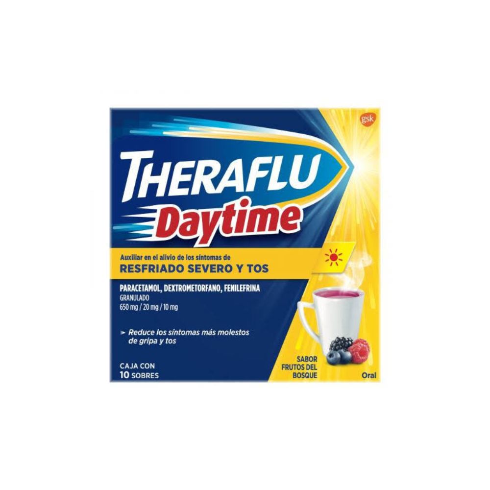 THERAFLU DAYTIME FRUT BOSQUE CON 10 SOBRES