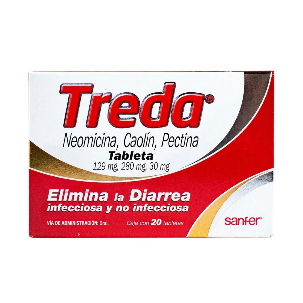 TREDA 129/280/30 MG TABLETAS 20