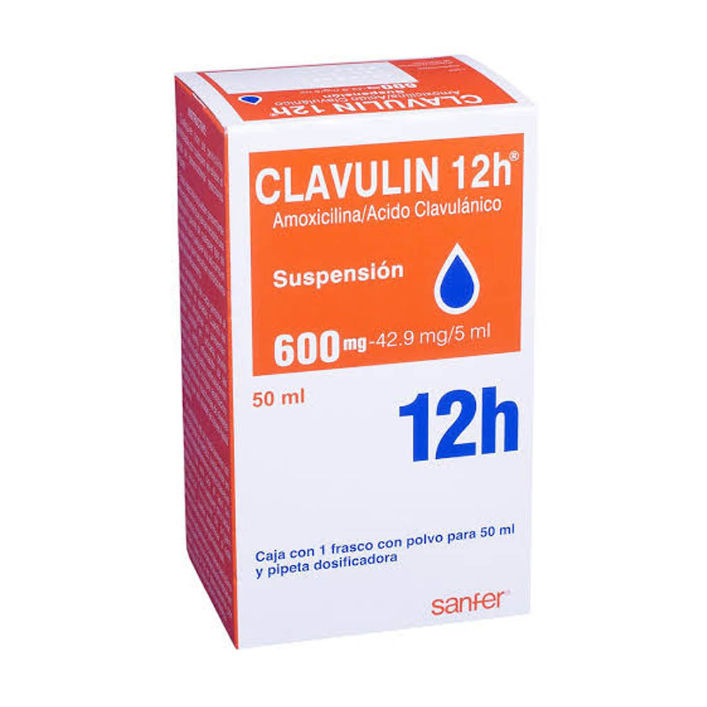 Clavulin 12 Horas 600/42.9Mg Suspension 50Ml