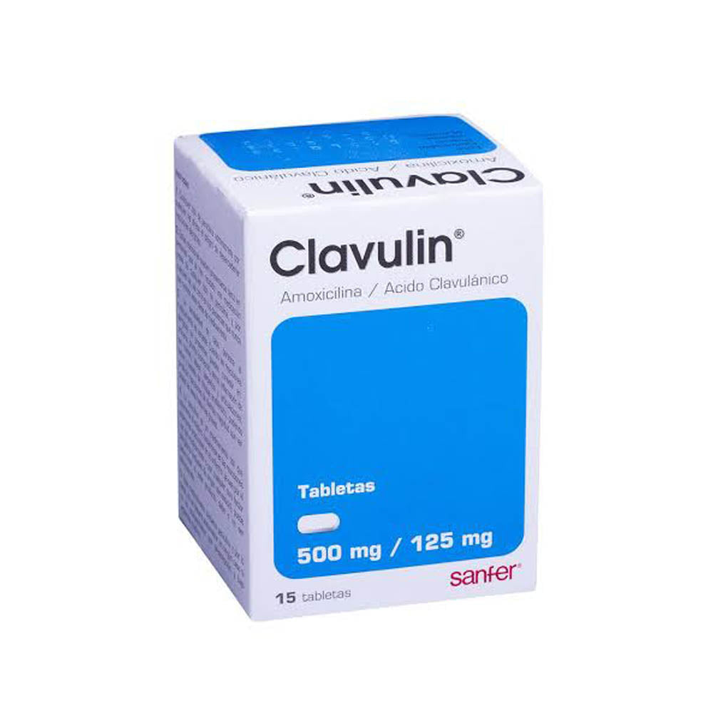 Clavulin 500 Mg Con 15 Tabletas
