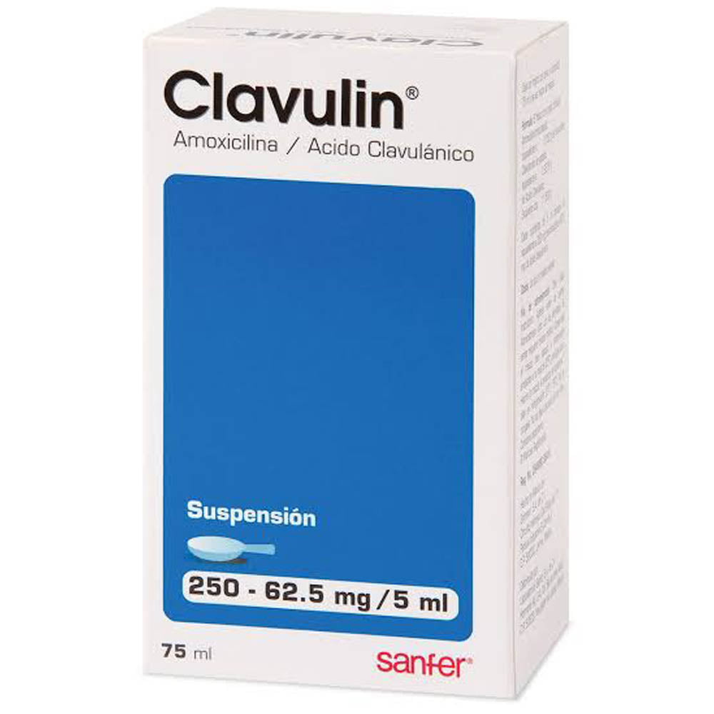 CLAVULIN 250 MG SUSPENSION ENSION  75 ML