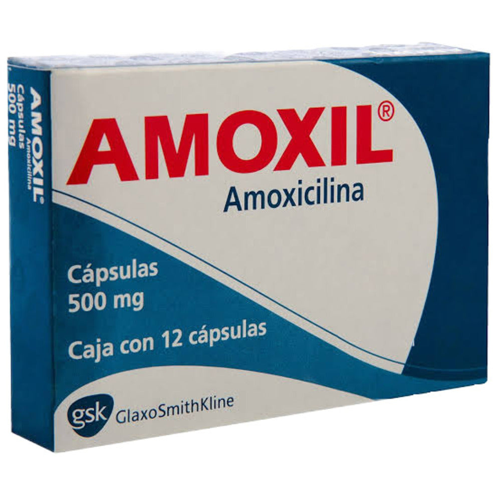 AMOXIL 500 MG CAPSULAS 12