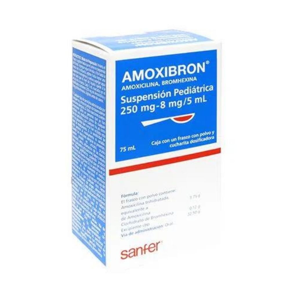 AMOXIBRON 250 MG SUSPENSION ENSION  75 ML
