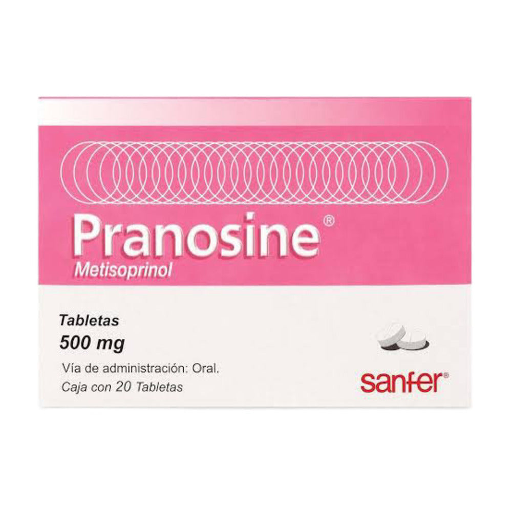 Pranosine 500 Miligramos Con 20 Tabletas