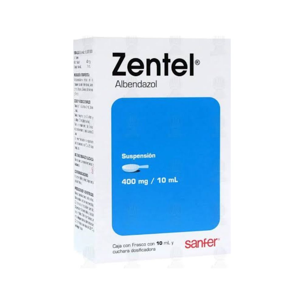 ZENTEL 400 MG SUSPENSION 10 ML