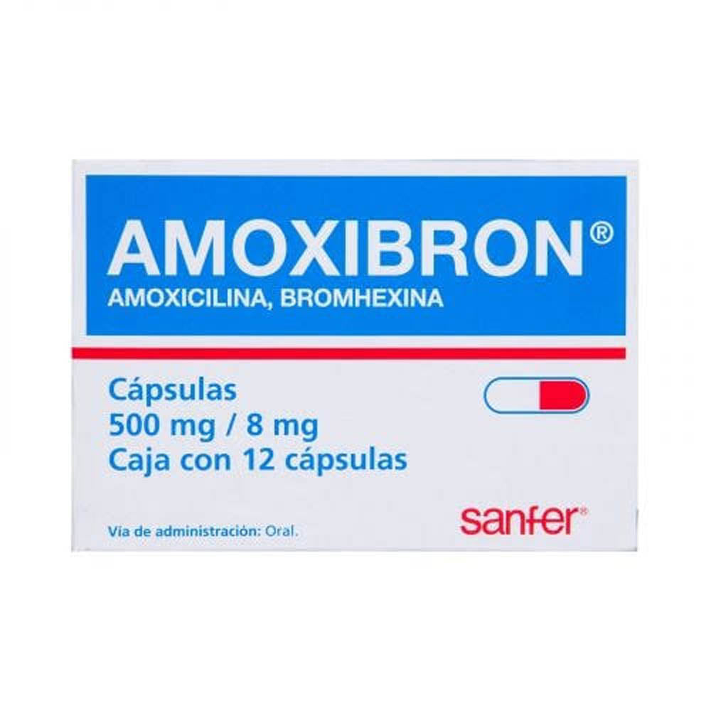 Amoxibron 500 Mg Capsulas 12