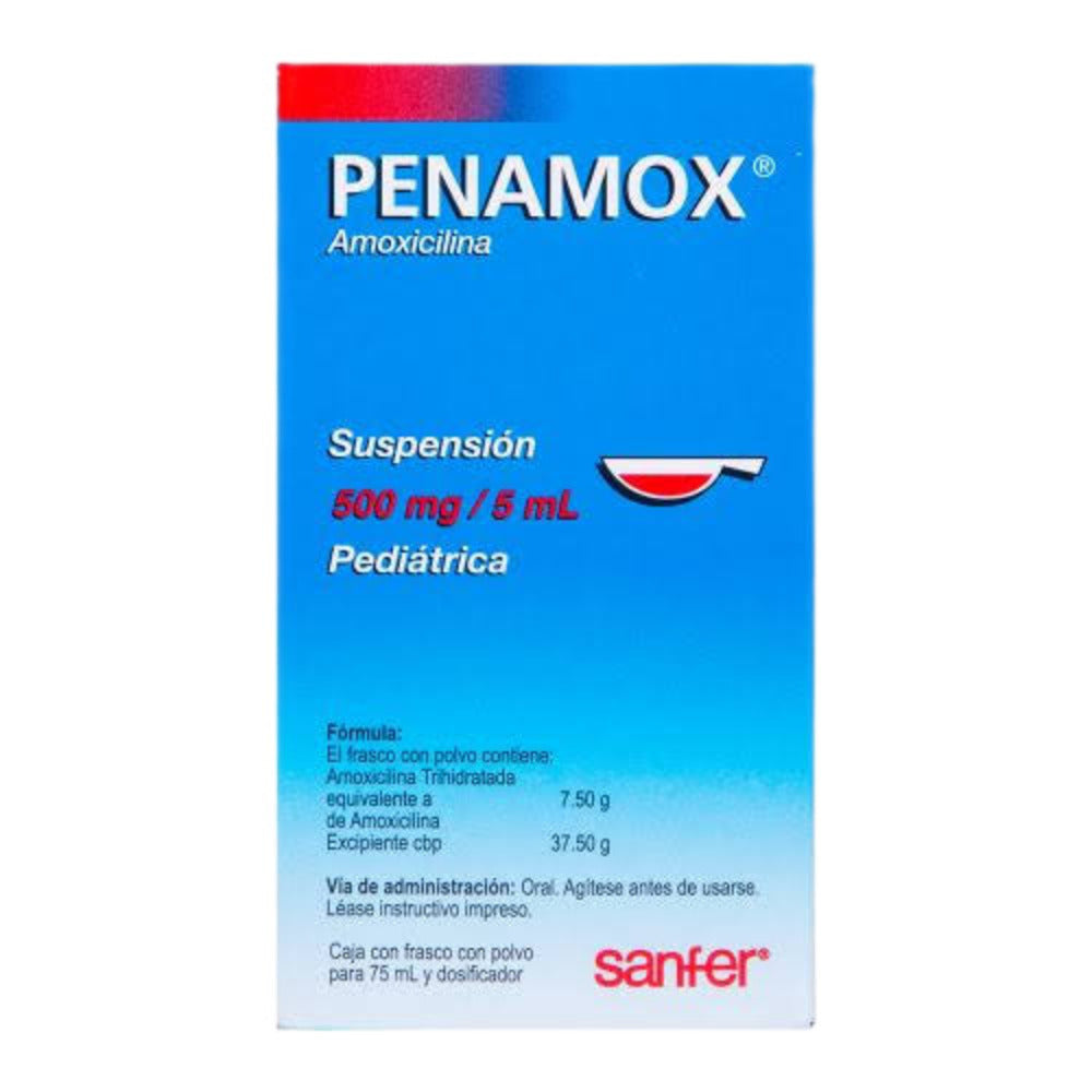 PENAMOX PEDIATRICO 500 MG SUSPENSION ENSION 75 ML