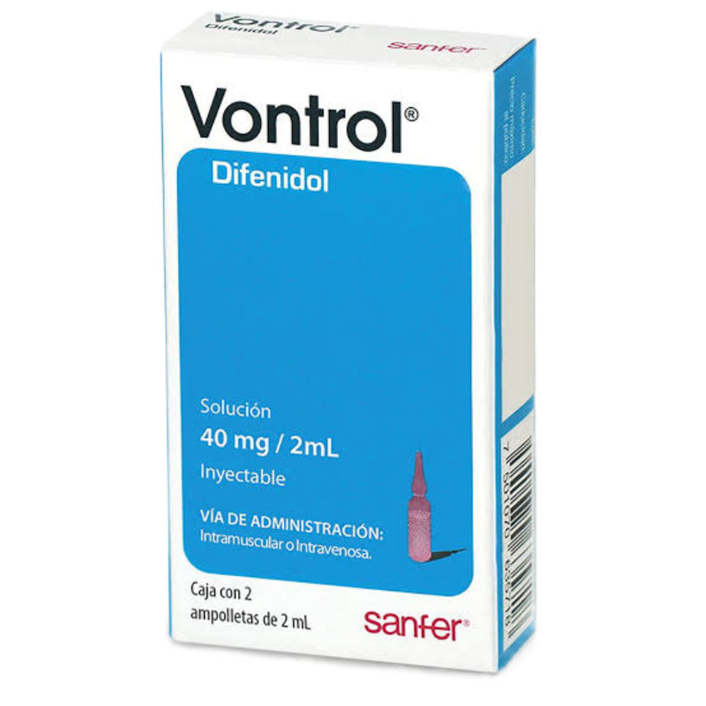 Vontrol 40 Mg Solucion Inyectable 2 X 2 Ml