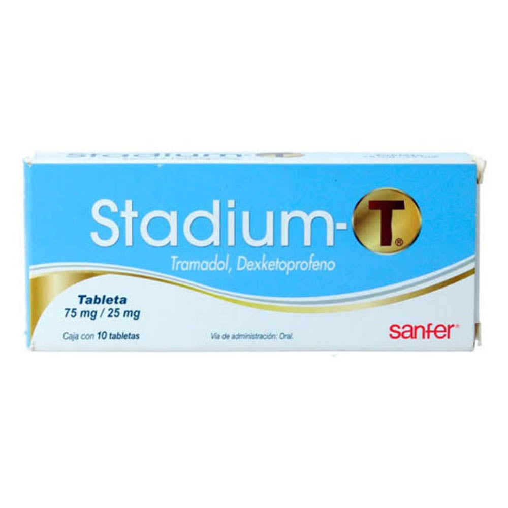 STADIUM T 75/25 MG 10 TAB