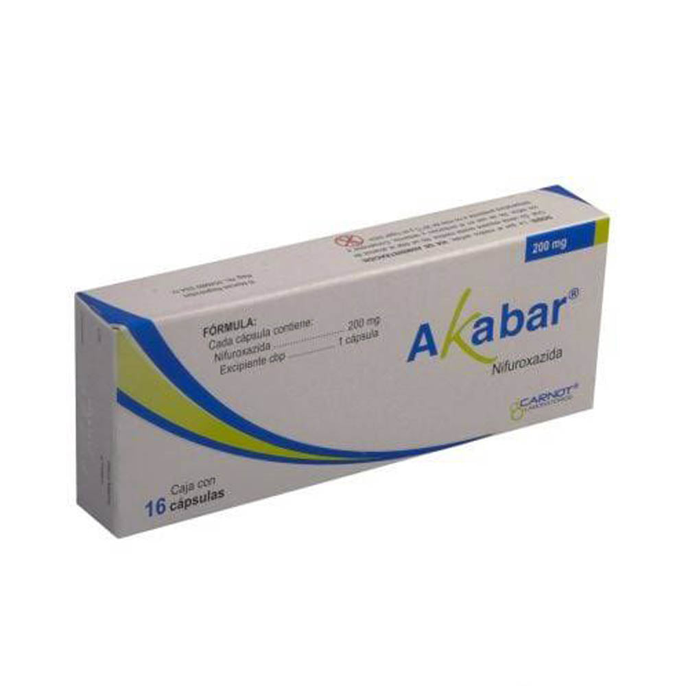 AKABAR 200 MG CAPSULAS 16