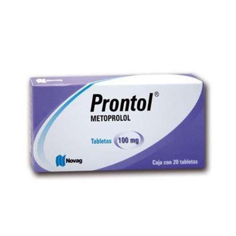 Prontol (Metoprolol) 100 Mg Tabletas Con 20