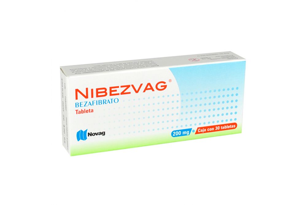 Nibezvag (Bezafibrato) 200 Mg Con 30 Tabletas
