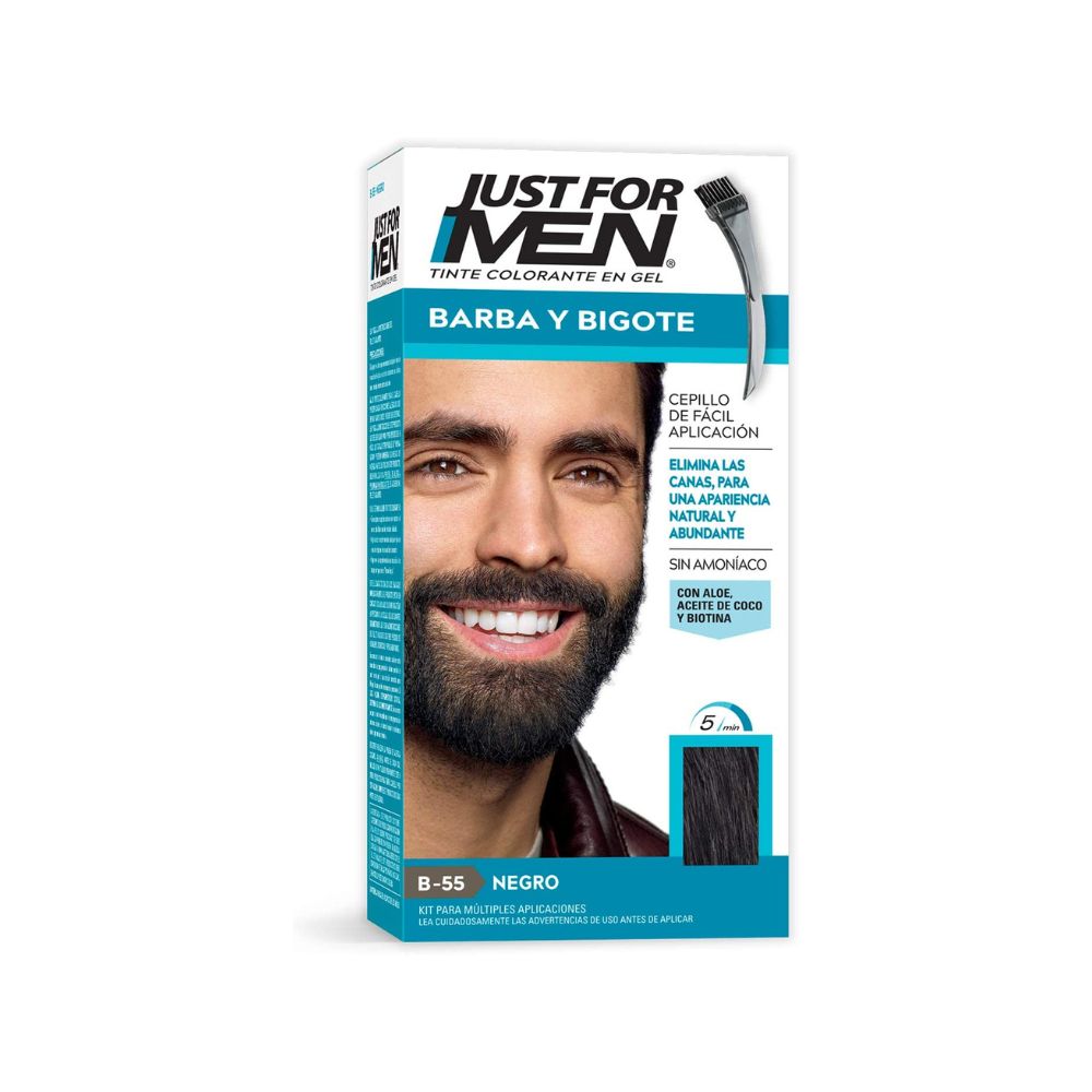 TINTES JUST FOR MEN BARBA/B NEG 187