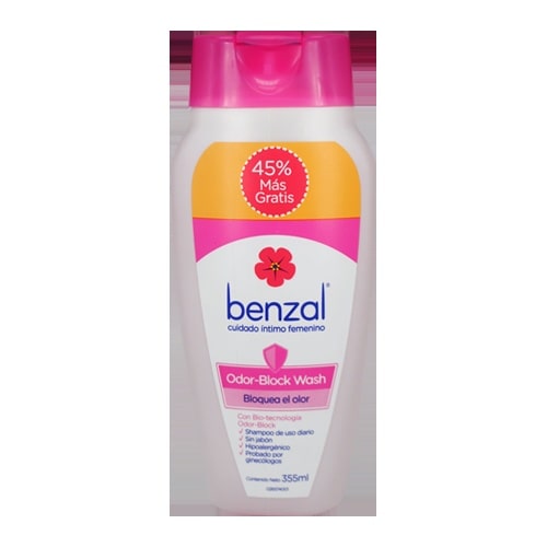 Benzal Wash Uso Diario Odo Block 240 Mililitros