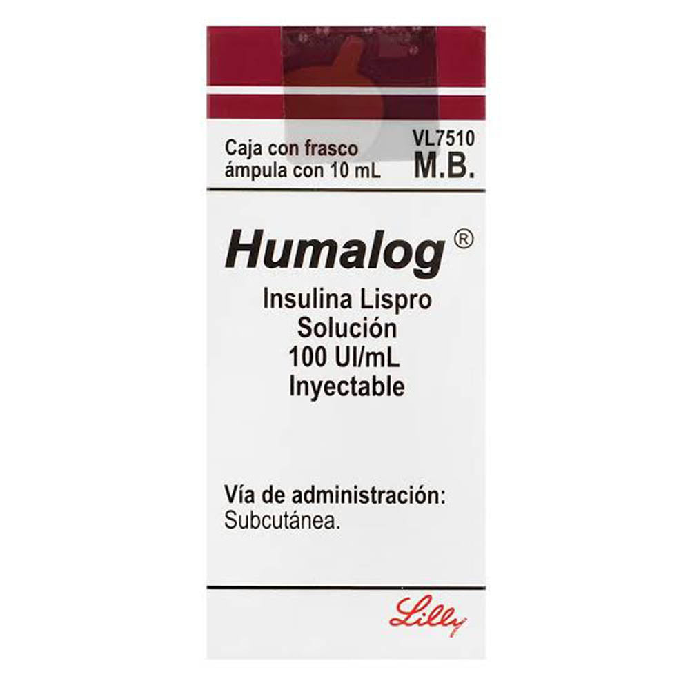 Humalog (Lispro) 100 Ui Solucion Frasco Ampula