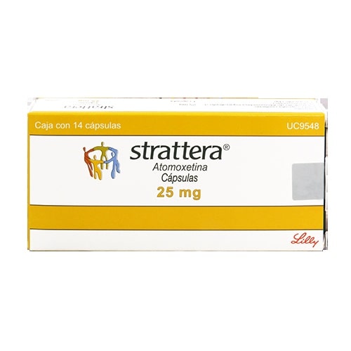 STRATTERA 25 MG CAPSULAS 14