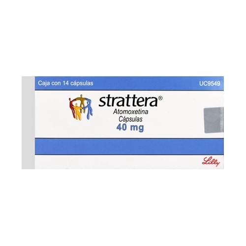 STRATTERA 40 MG CAPSULAS 14