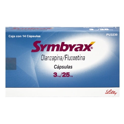 SYMBYAX 3/25 MG CAPSULAS 14