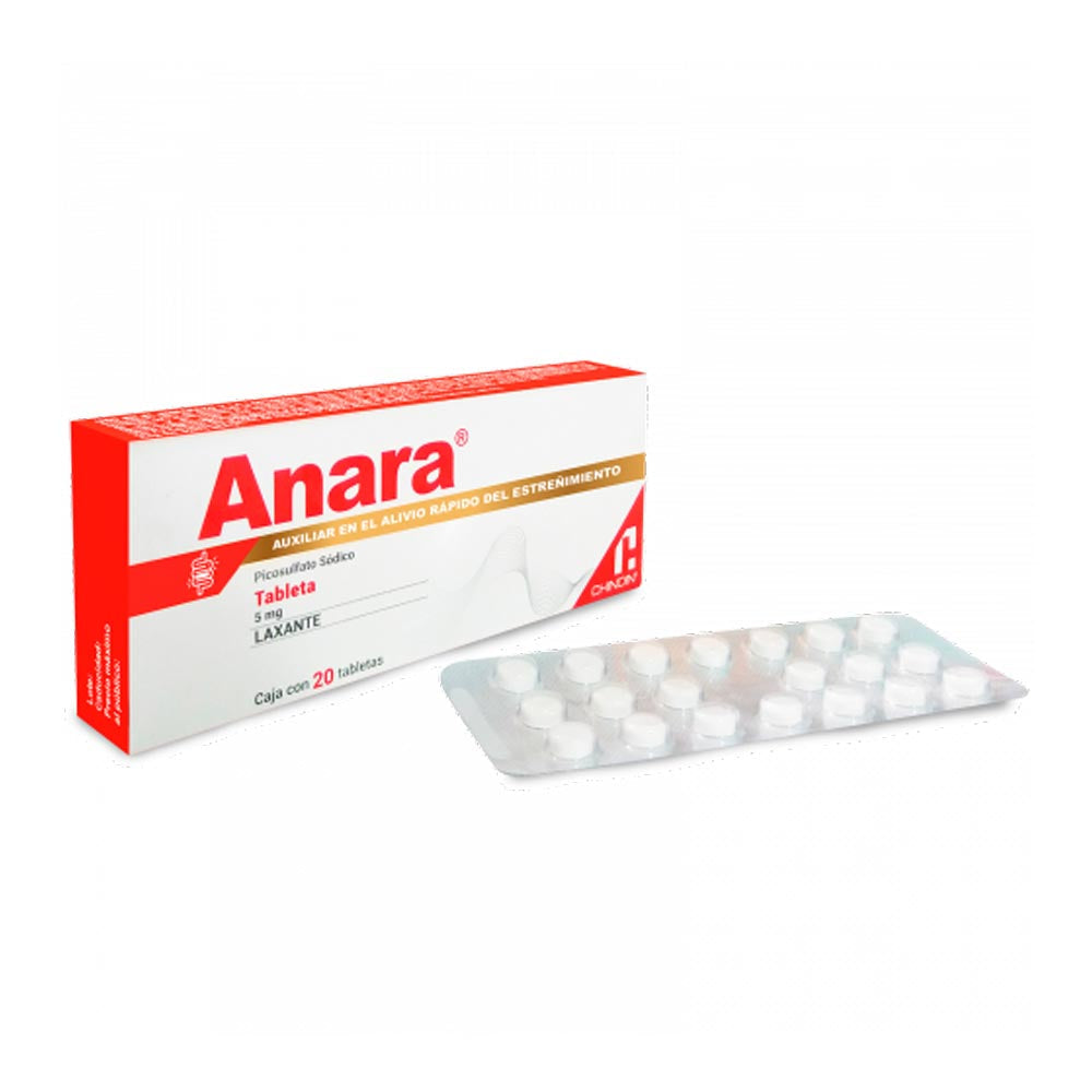 ANARA 5 MG TABLETAS 20